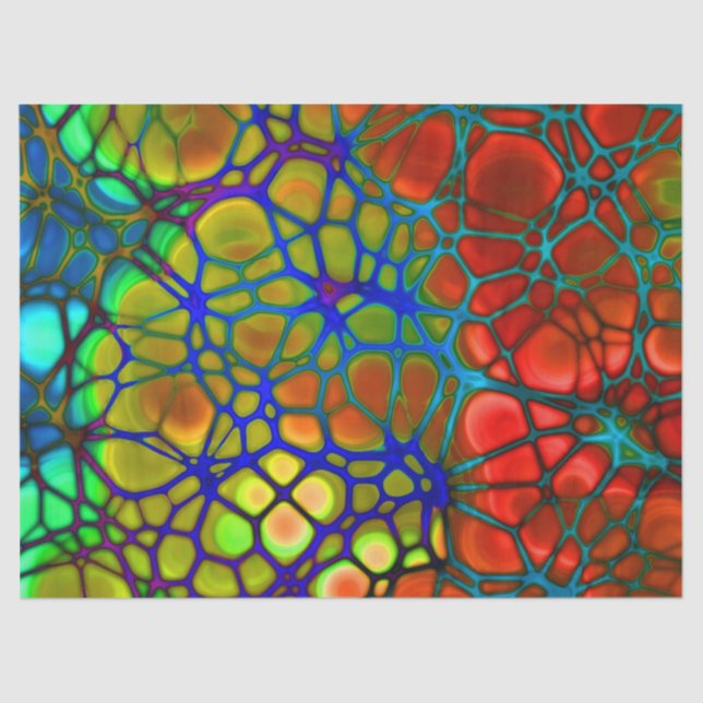 Regenbogenpapier Seidenpapier (Vorderseite)