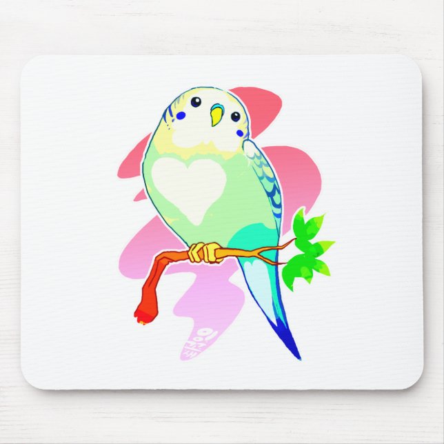 RegenbogenParakeet Mousepad (Vorne)