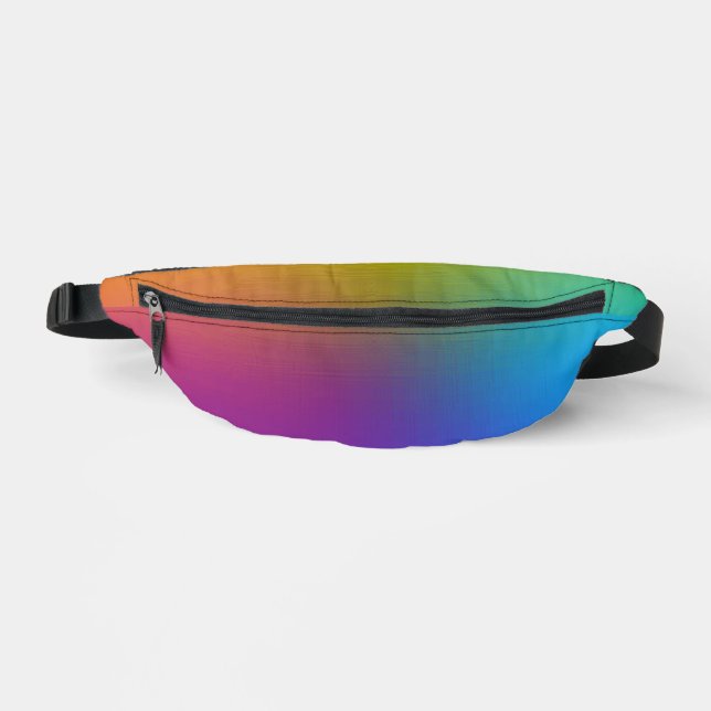 Regenbogenperle Bauchtasche (Vorderseite)