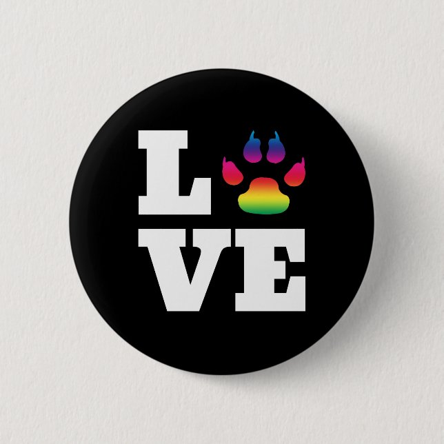 Regenbogenpflaster Button (Vorderseite)