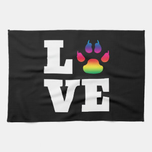 Regenbogenpflaster Handtuch