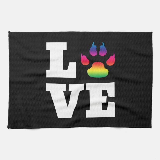 Regenbogenpflaster Handtuch (Horizontal)