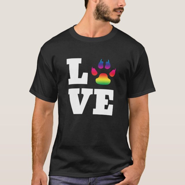 Regenbogenpflaster T-Shirt (Vorderseite)