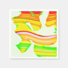 Regenbogenpinsel Serviette