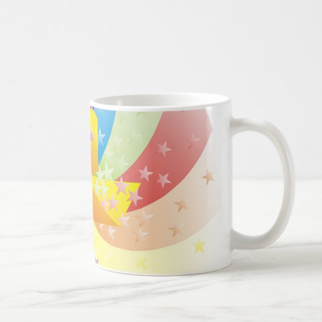 Regenbogenpinwheel-Tasse Tasse (Rechts)