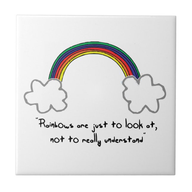 Regenbogenplatte Fliese (Vorderseite)