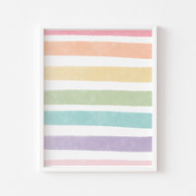 Regenbogenposter der Pastelline