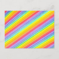 Regenbogenpostkarte