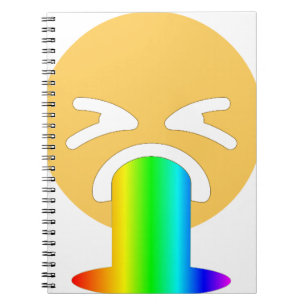 Regenbogenpuppe Emoji Notizblock