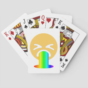 Regenbogenpuppe Emoji Spielkarten