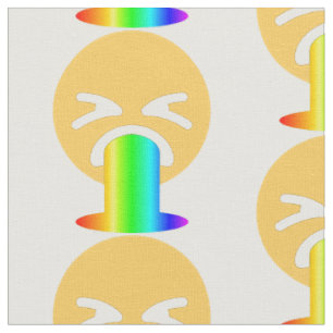 Regenbogenpuppe Emoji-Stoff Stoff