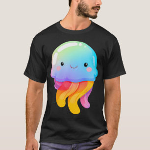 Regenbogenqualle Kawaii T-Shirt