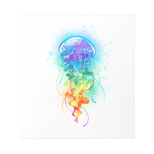 Regenbogenqualle Notizblock (Vorderseite)