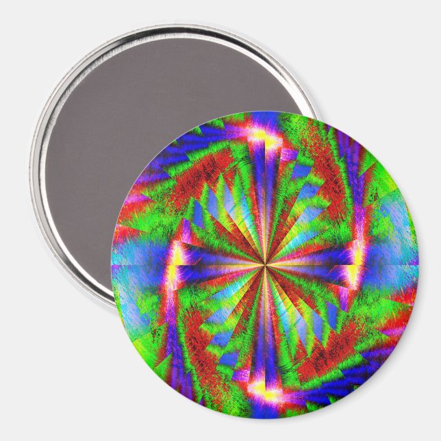 Regenbogenrad.... Magnet (Vorderseite/Rückseite)
