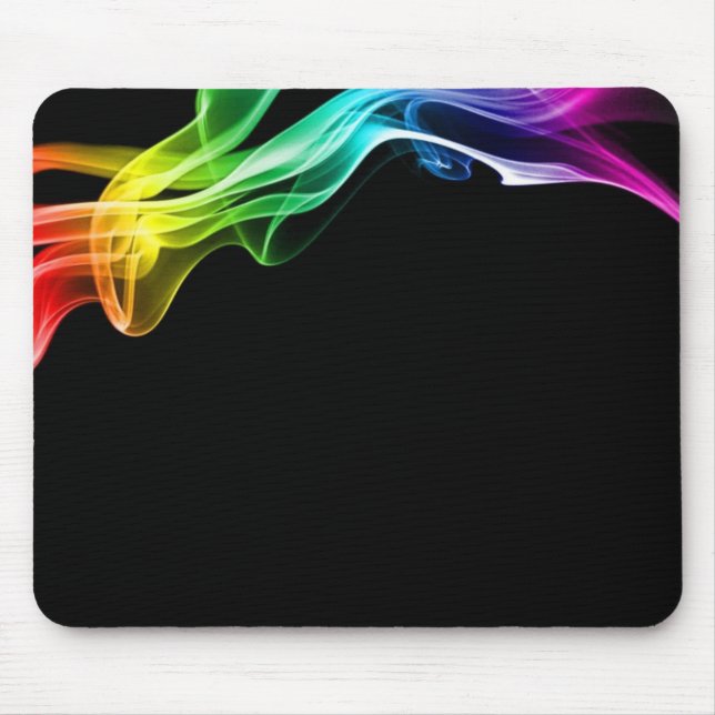 Regenbogenrauch Mousepad (Vorne)