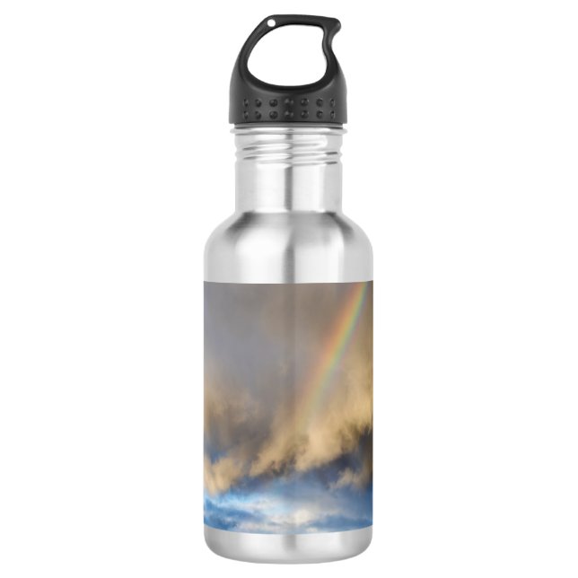 Regenbogenrebellion Edelstahlflasche (Vorderseite)