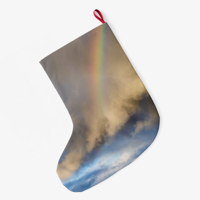 Regenbogenrebellion Großer Weihnachtsstrumpf (Rückseite (Hängend))