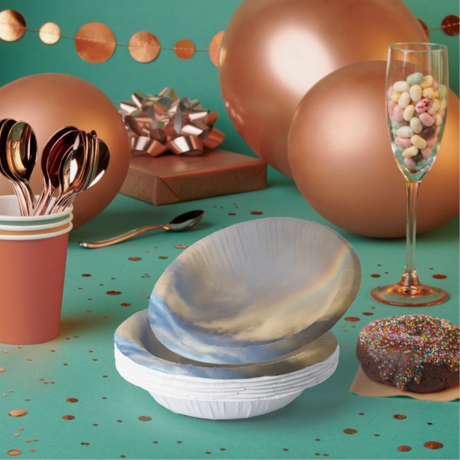 Regenbogenrebellion Pappteller (Multi)