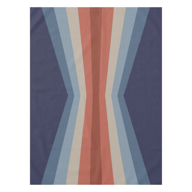 Regenbogenreflexion im Retro-Stil Tischdecke (Vorderseite)