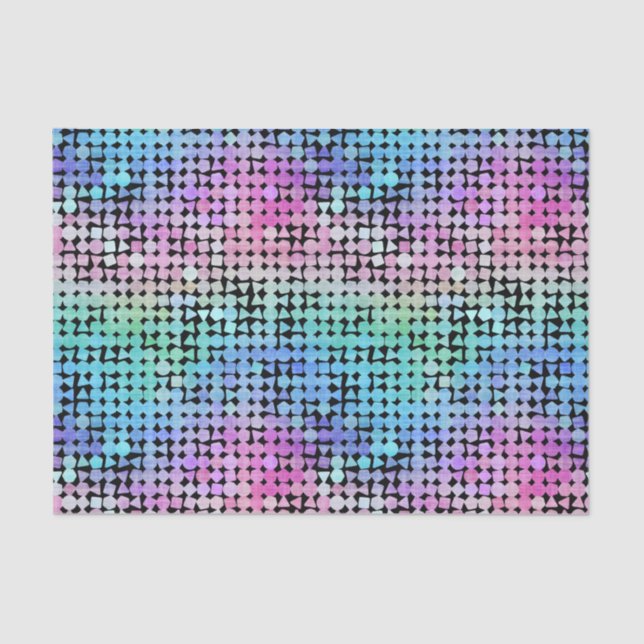 Regenbogenregen: Seidenpapier (Vorderseite)
