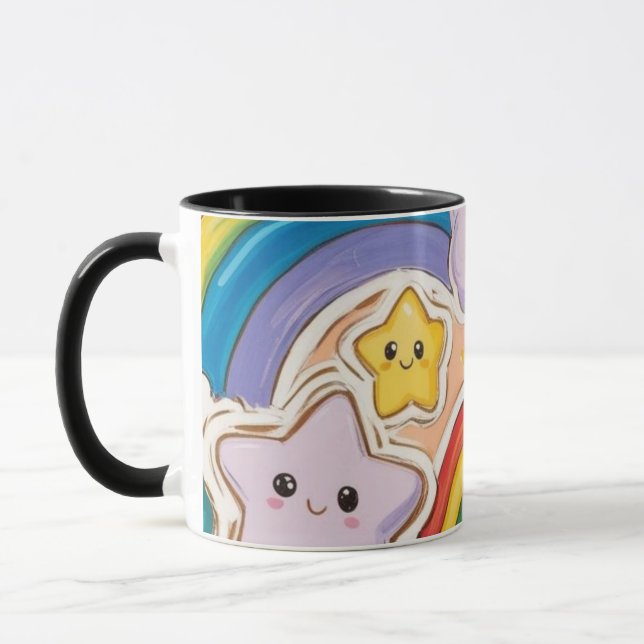 Regenbogenrevolution der Freude! Tasse (Links)