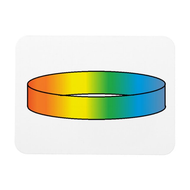 Regenbogenring Magnet (Horizontal)