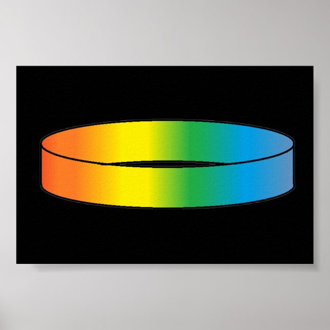 Regenbogenring Poster (Vorne)