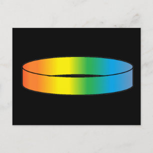 Regenbogenring Postkarte