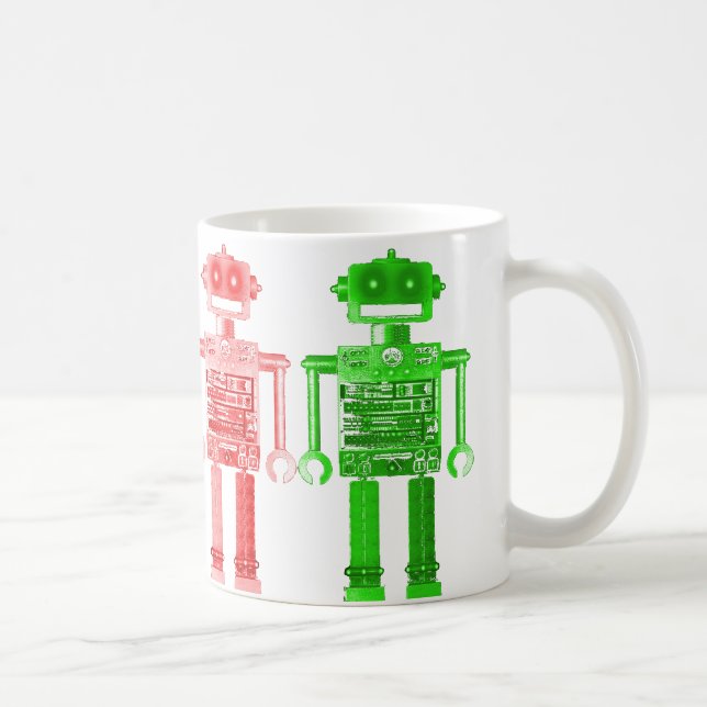 Regenbogenroboter muh tasse (Rechts)