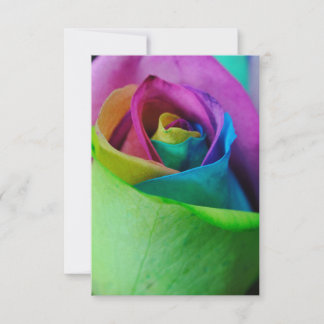 Regenbogenrose 5 einladung