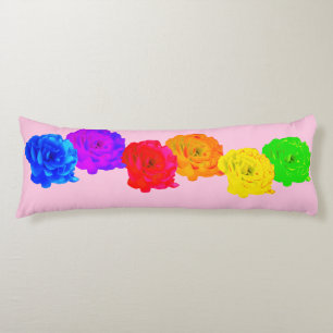 Regenbogenrosen Seitenschläferkissen