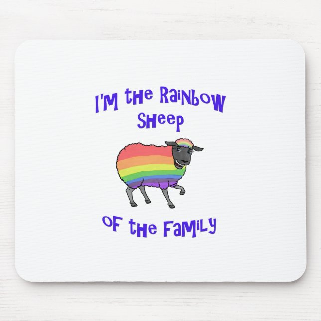 Regenbogenschaf der Familie Mousepad (Vorne)