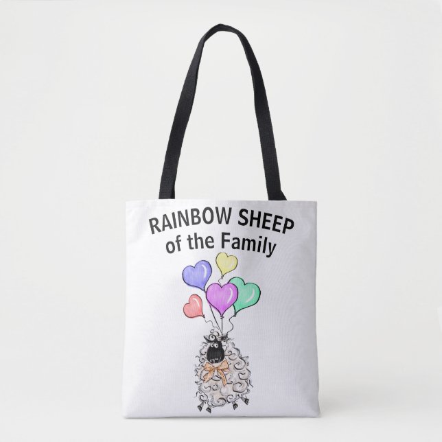 Regenbogenschaf der Tasche (Vorderseite)