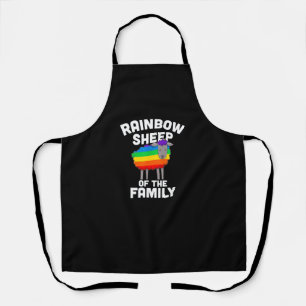 Regenbogenschaf des Gay Pride LGBTQ Equali Schürze