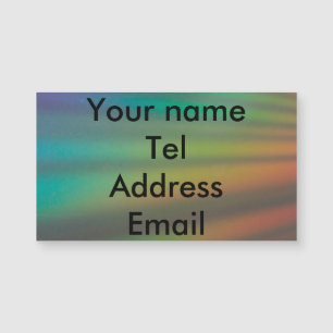 Regenbogenscheibe Magnetkarte