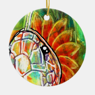 Regenbogenschlange keramik ornament