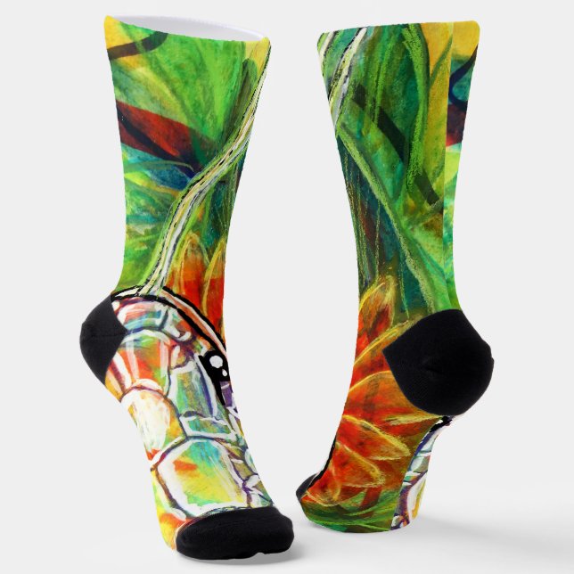 Regenbogenschlange  socken (Gewinkelt)
