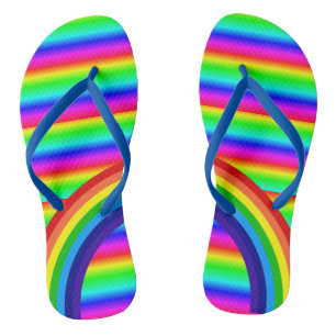 Regenbogenschlappen Flip Flops