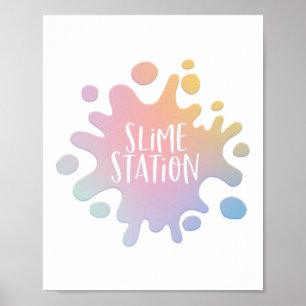 Regenbogenschleifstation Poster