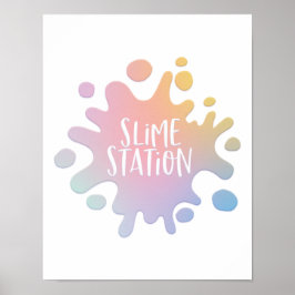 Regenbogenschleifstation Poster