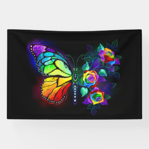 Regenbogenschmetterling Banner