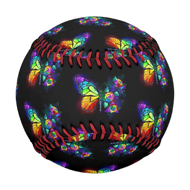 Regenbogenschmetterling Baseball (Vorderseite)