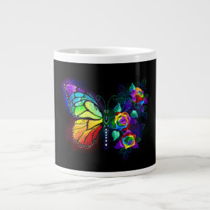 Regenbogenschmetterling Jumbo-Tasse