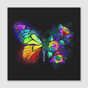 Regenbogenschmetterling Magneteinladung