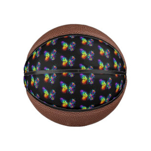 Regenbogenschmetterling Mini Basketball