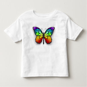 Regenbogenschmetterling Monarch Kleinkind T-shirt
