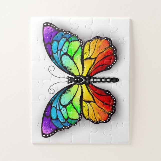 Regenbogenschmetterling Monarch Puzzle (Vertikal)