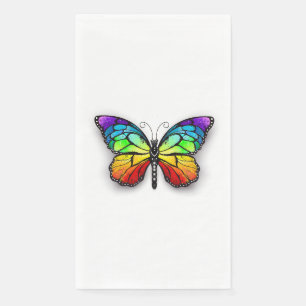 Regenbogenschmetterling Monarch Serviette
