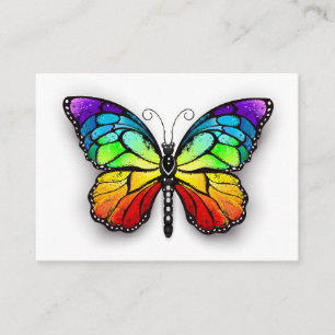 Regenbogenschmetterling Monarch Visitenkarte