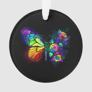 Regenbogenschmetterling Ornament
